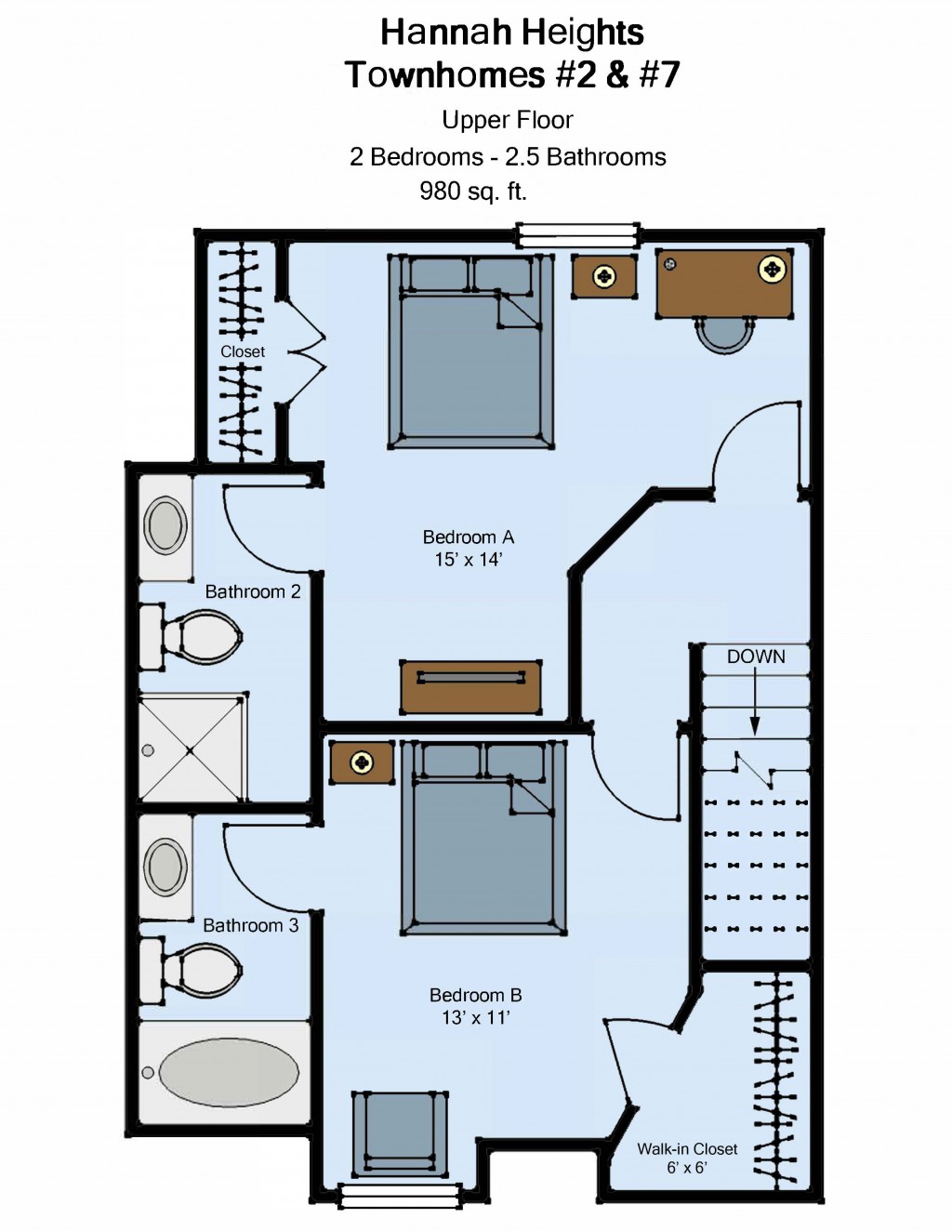 Hannah Heights Townhomes 2-Bed - 2 1/2 Bath (Downtown Emporia)